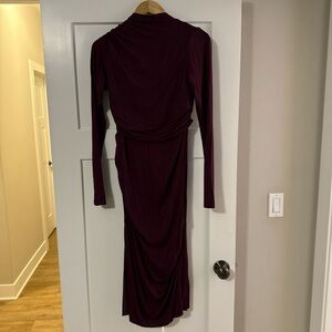 Free People Long maxi Plum skirt with top